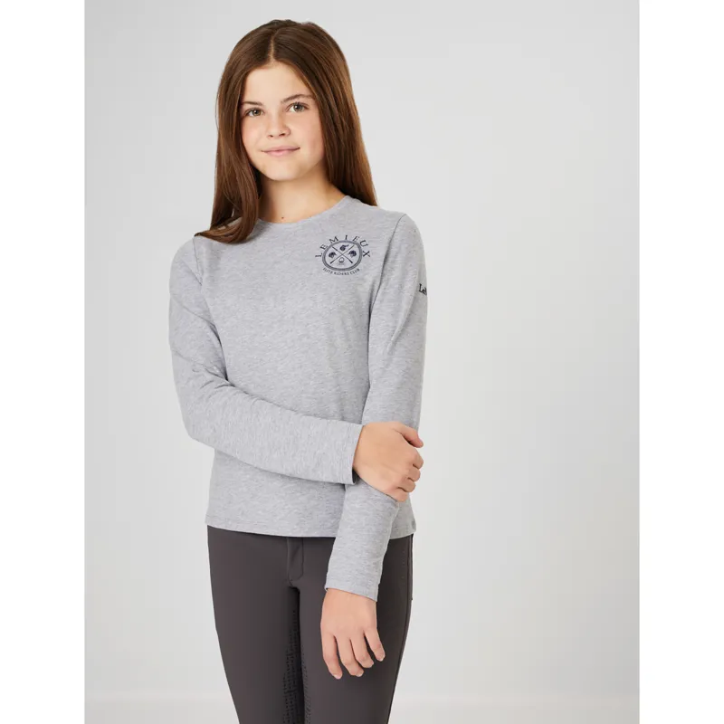 LeMieux Young Rider Lara Long Sleeve Tee - Grey-3